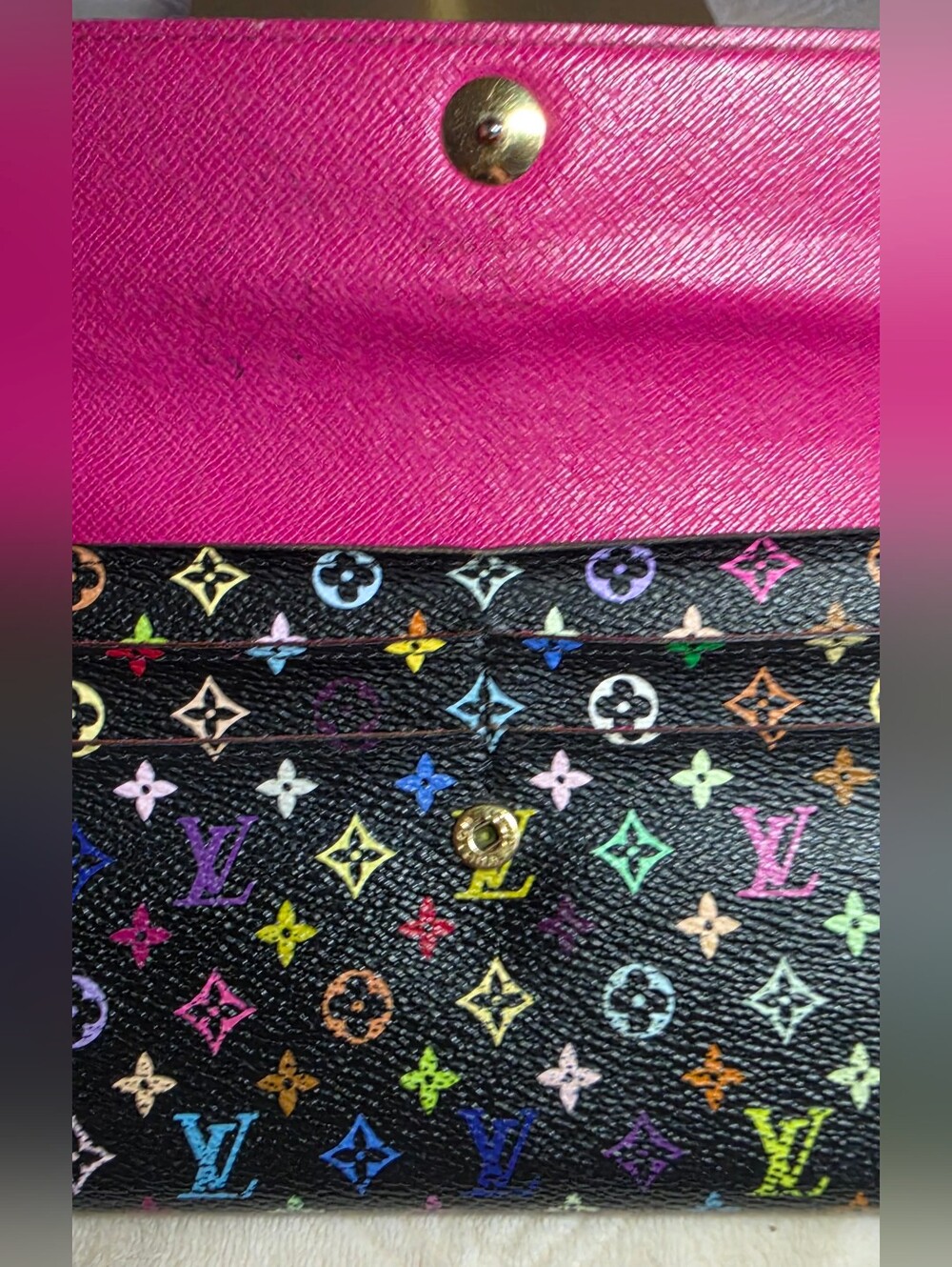 Authentic Louis Vuitton LV Wallet/Clutch Portefeuille Sarah Grenade - Picture 16 of 16